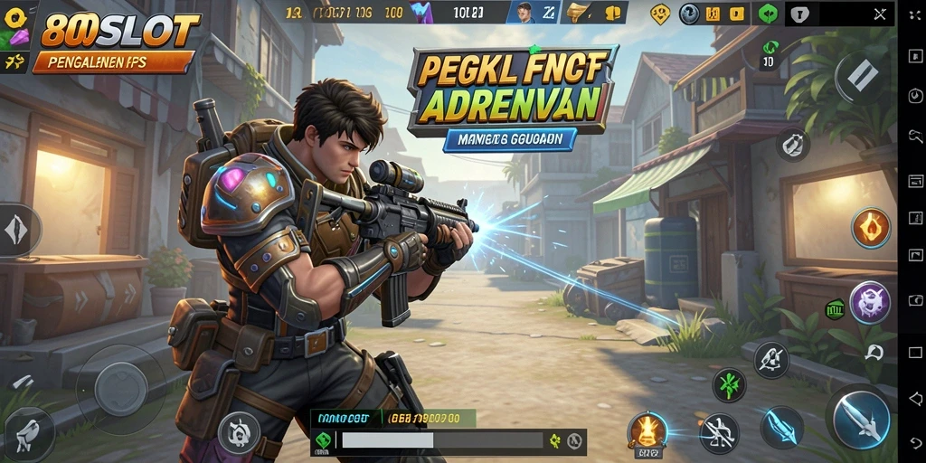 Tangkapan layar gameplay <strong>180SLOT</strong> menampilkan aksi tembak-menembak yang mendebarkan.