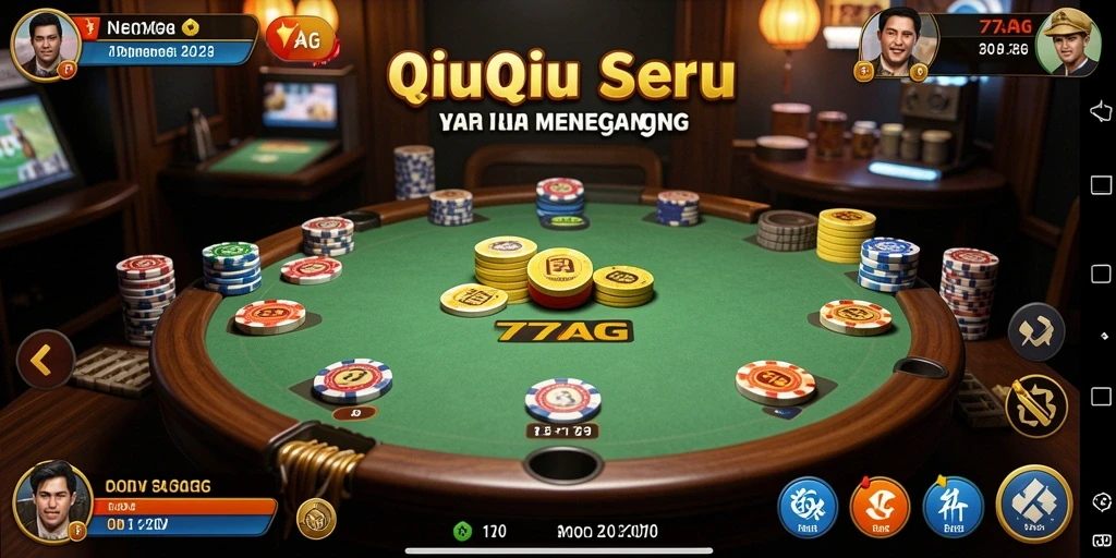 Menampilkan gameplay seru QiuQiu di 77AG