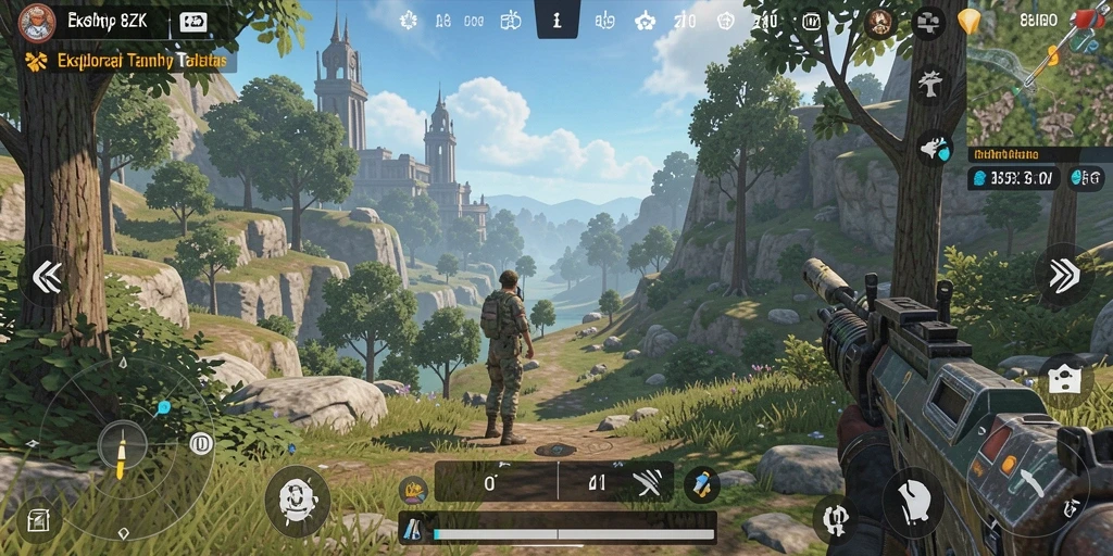 Gameplay menakjubkan dalam dunia terbuka 8ZK.
