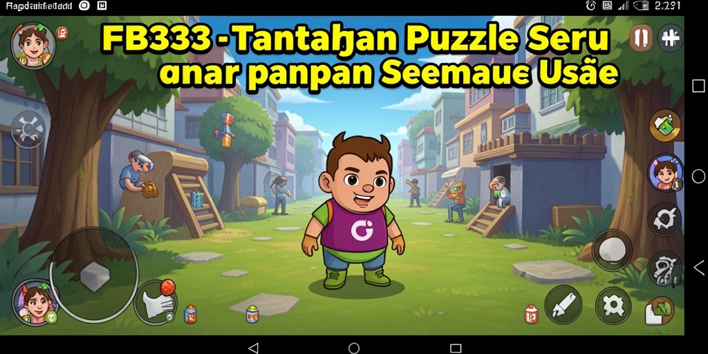 Screenshot FB333 menunjukkan gameplay menantang dengan puzzle yang beragam.
