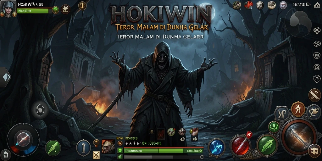 Screenshot menampilkan momen menegangkan di HOKIWIN.