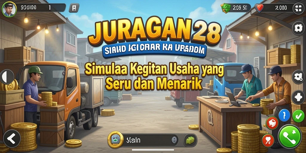 Tangkapan layar JURAGAN28 menunjukkan gameplay dinamis dan menarik.