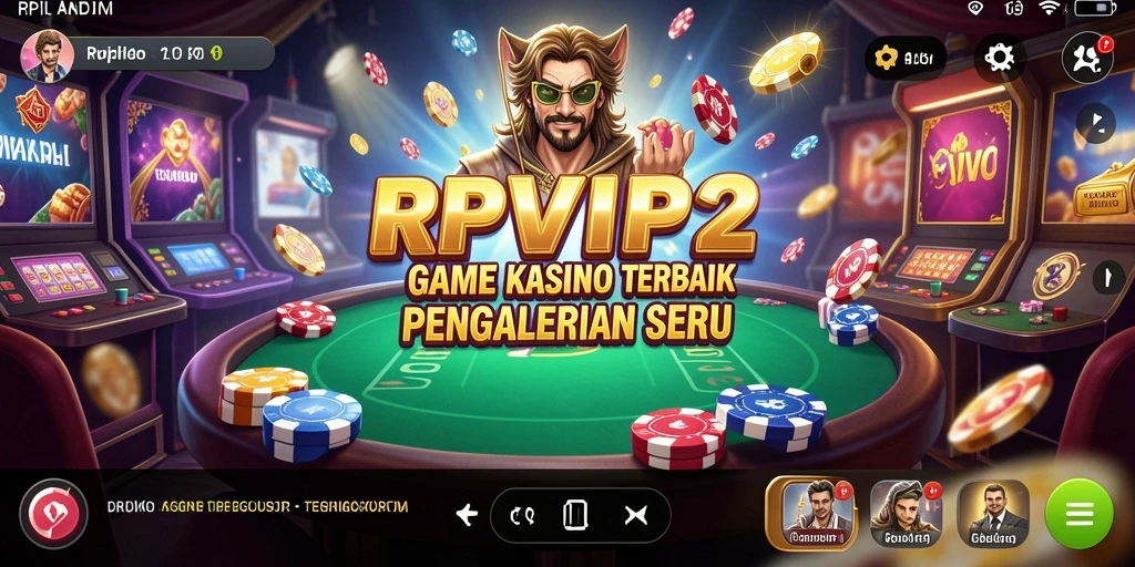 Tangkapan layar RPVIP2 menunjukkan permainan Kasino yang seru dan grafis yang mengesankan.