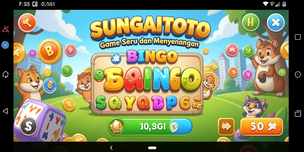 Tampilan gameplay SUNGAITOTO yang menarik dan seru.