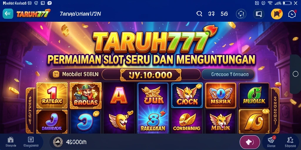 Tampilan menarik dari gameplay TARUH777 yang menggugah selera.