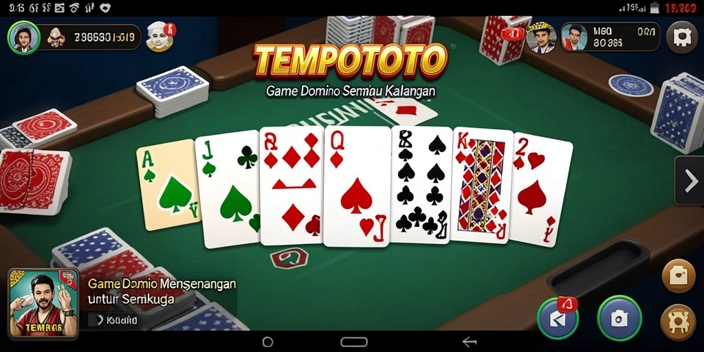 Tampilan gameplay seru TEMPOTOTO dengan grafis menarik.