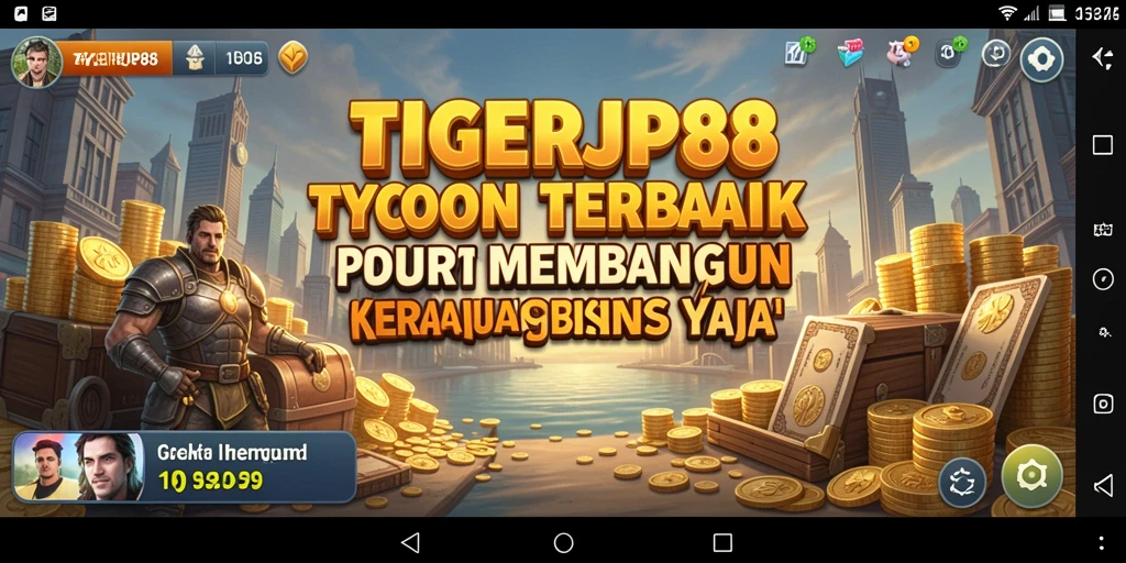 Tampilan gameplay Tycoon yang mendebarkan di TIGERJP88.