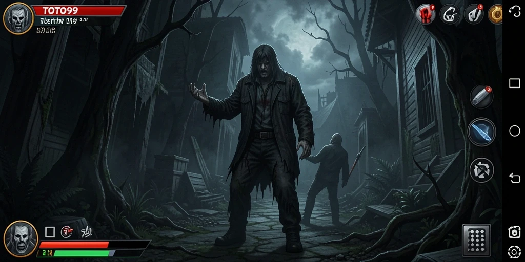 Screenshot gameplay TOTO99 menampilkan kegelapan dan ketegangan.