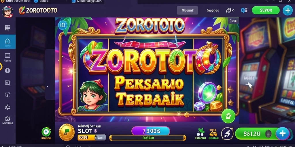 Gameplay ZOROTOTO yang menarik dan menawan dalam setiap putaran Slot.